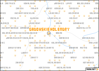 map of Gadowskie Holendry