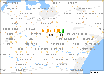 map of Gadstrup