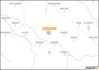 map of Gaduma