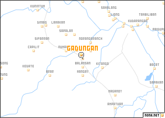 map of Gaduñgan