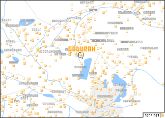map of Gādurāh