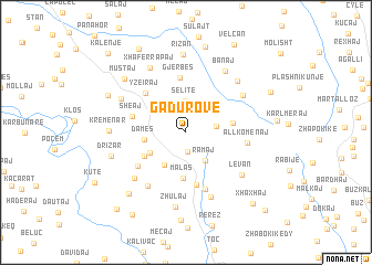 map of Gadurovë