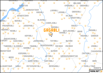 map of Gagabli