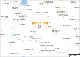 map of Gagarinka