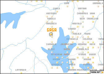 map of Gaga