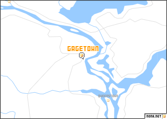 map of Gagetown