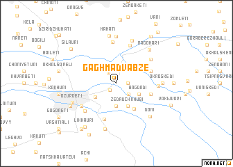 map of Gaghma Dvabze