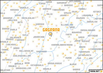 map of Gagrāna