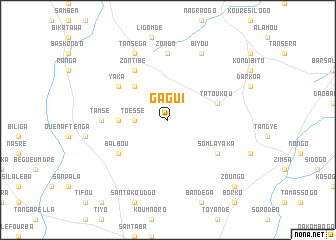 map of Gagui