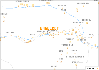 map of Gāgul Kot