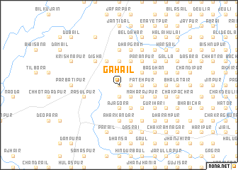 map of Gāhail