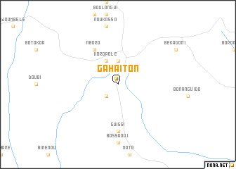 map of Gahaiton