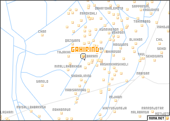 map of Gāhi Rind