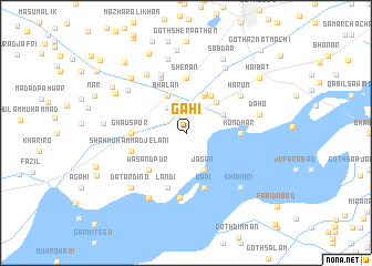 map of Gāhi