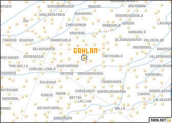 map of Gahlan