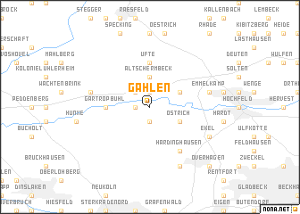 map of Gahlen