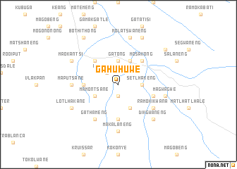 map of Ga-Huhuwe