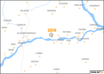 map of Gaia