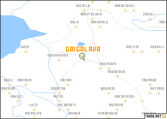 map of Gaigalava