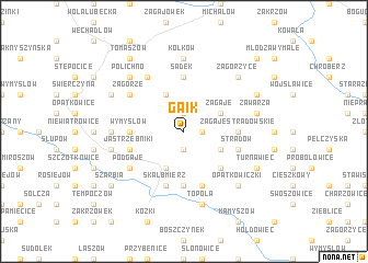 map of Gaik