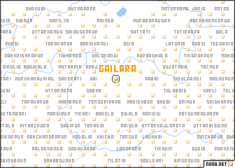 map of Gāilāra