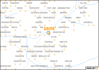 map of Gaïna