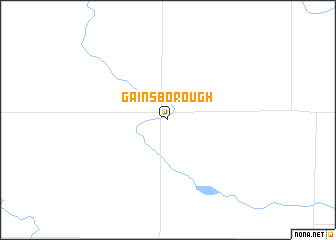 map of Gainsborough