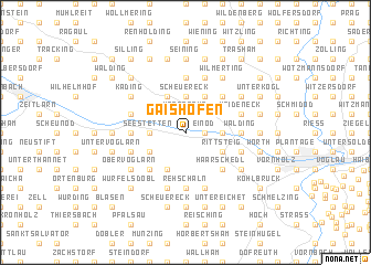 map of Gaishofen