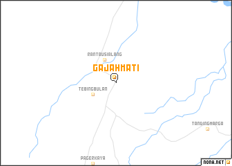 map of Gajahmati