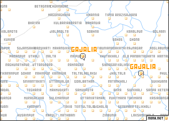 map of Gajālia