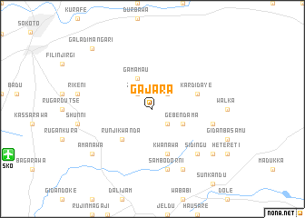 map of Gajara