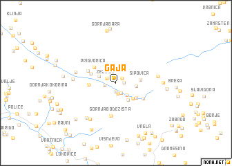map of Gaja