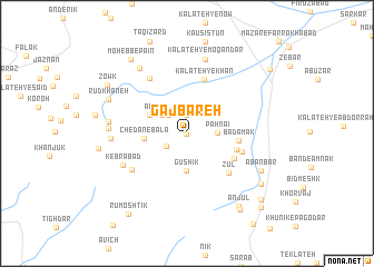 map of Gajbāreh