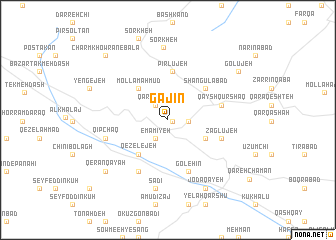 map of Gajīn