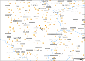 map of Gajjan
