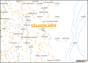 map of Gajju Kalhoro