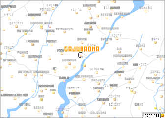 map of Gajubaoma