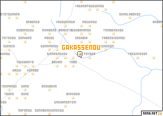 map of Gakassénou