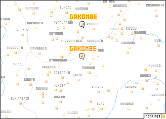 map of Gakombe