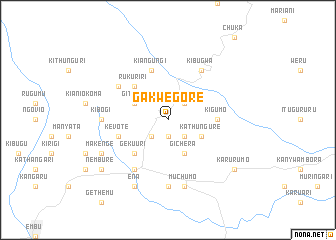 map of Gakwegore