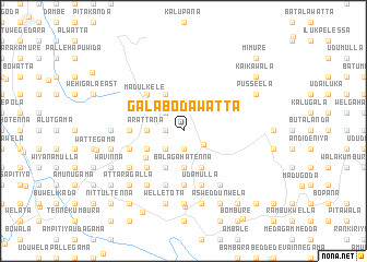 map of Galabodawatta