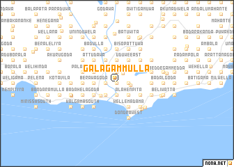 map of Galagammulla