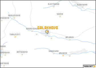 map of Galakhovo