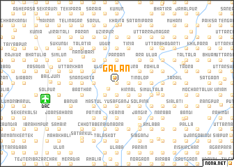 map of Galān