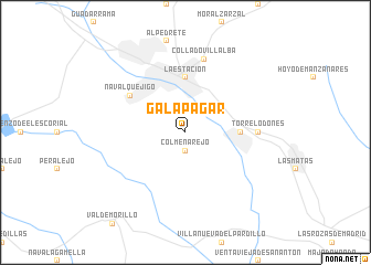 map of Galapagar