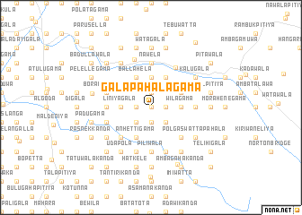 map of Galapahalagama