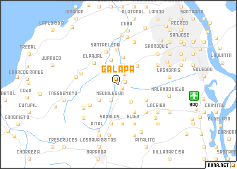 map of Galapa