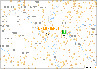 map of Galāri Gali