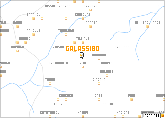 map of Galassibo