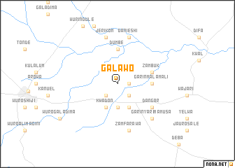 map of Galawo